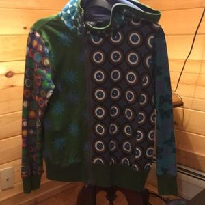 Desigual Stretchy Zip Hoodie